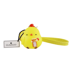 GLAZELED Super Cute Cartoon Bell Key Chain