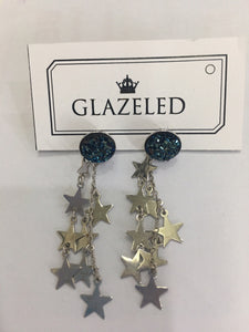 GLAZELED Vintage Silver Earrings for Women